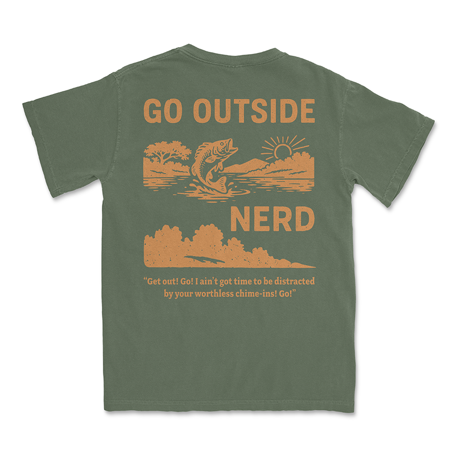 GO OUTSIDE NATURE NERD TEE