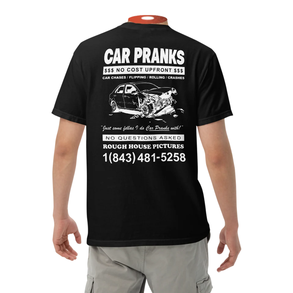 CAR PRANKS TEE (BLACK)