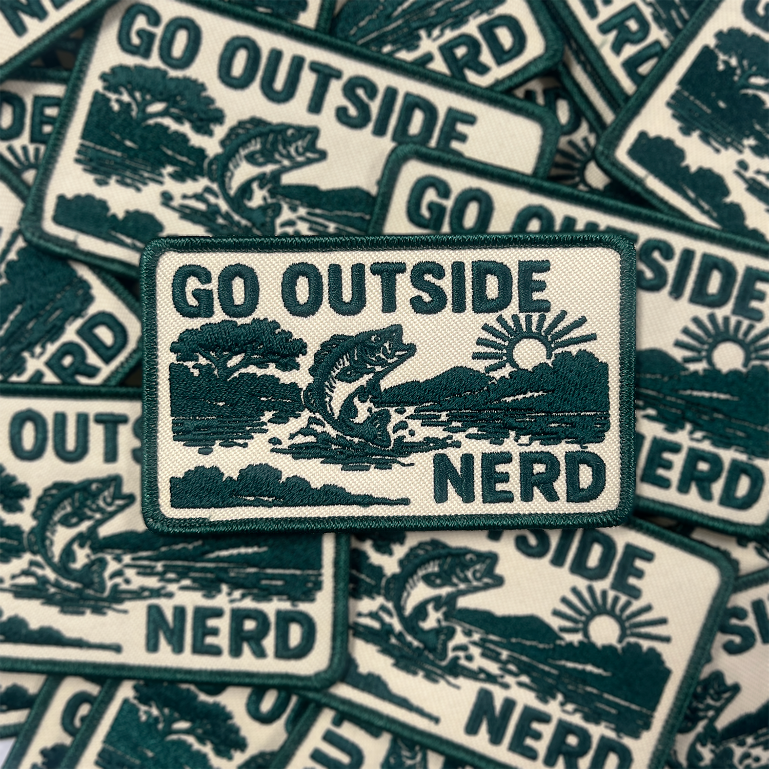 GO OUTSIDE NATURE NERD - PATCH
