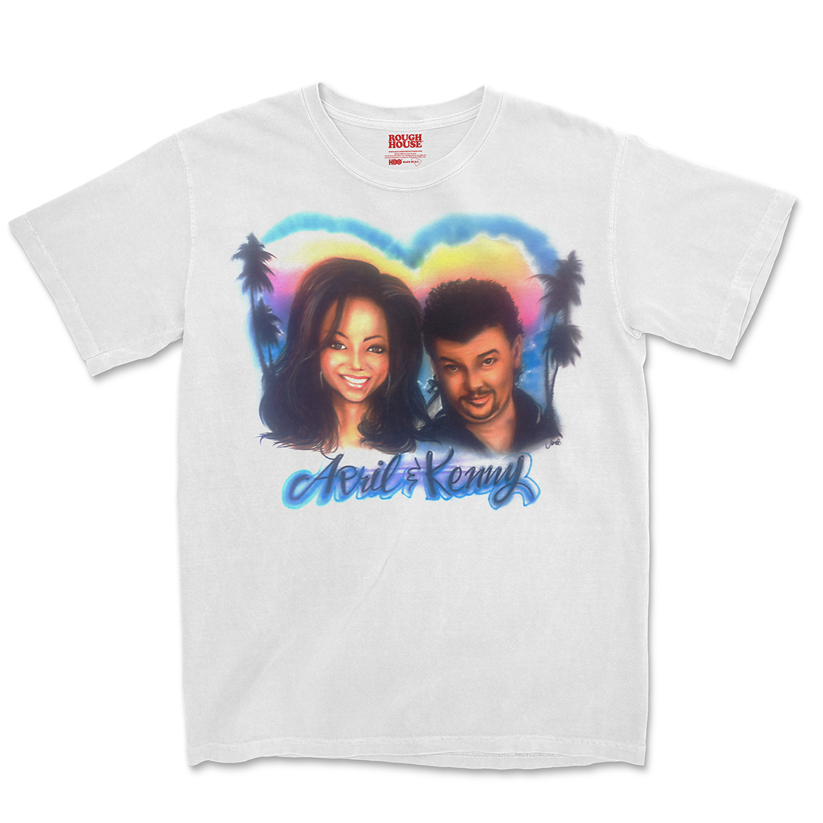 APRIL & KENNY AIRBRUSHED TEE