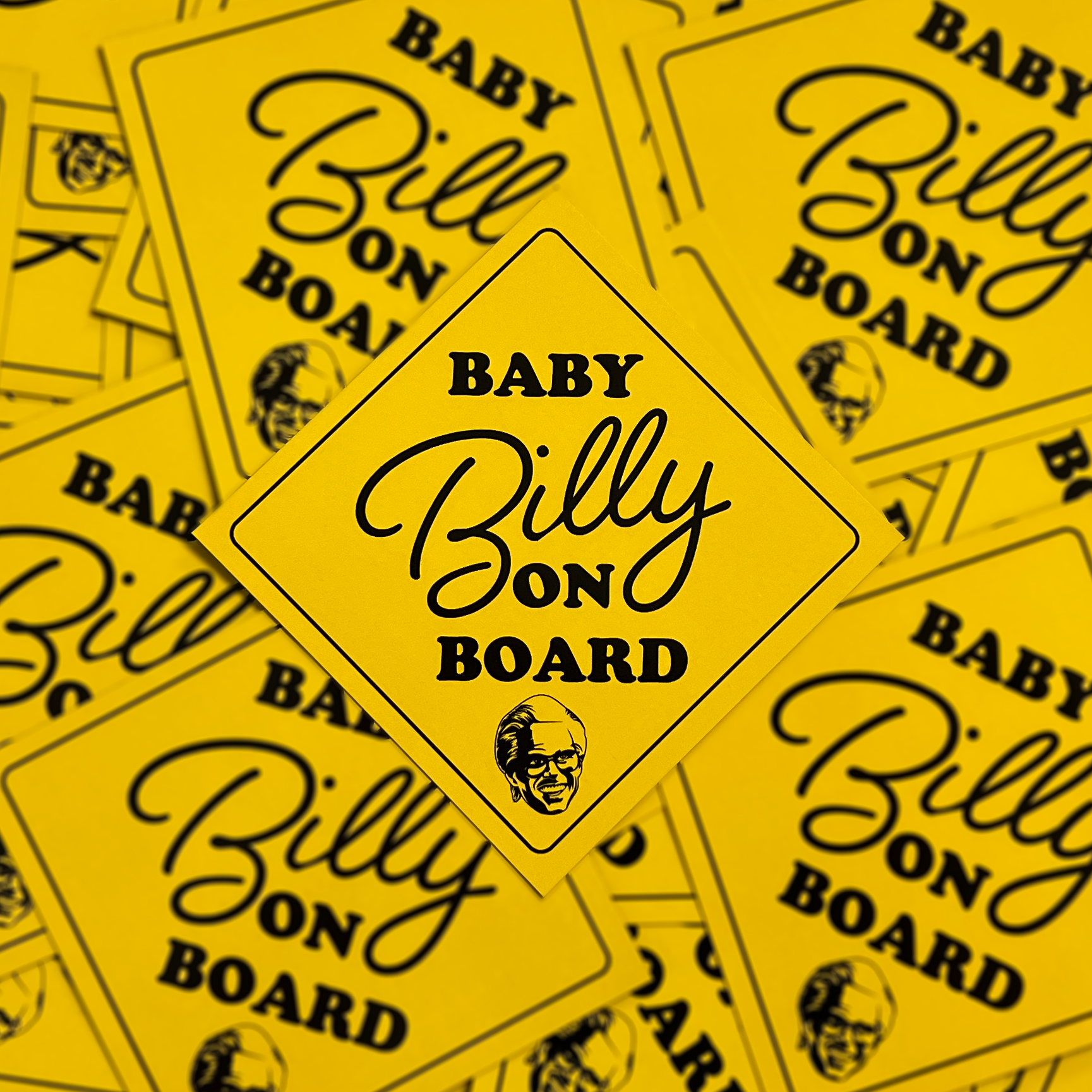 BABY BILLY ON BOARD - MAGNET