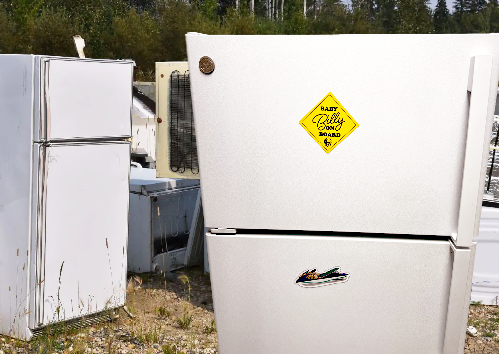 BABY BILLY ON BOARD - MAGNET