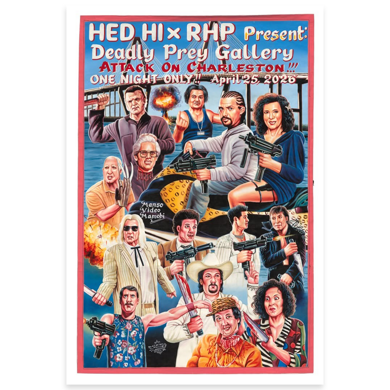 HED HI X RHP present: DEADLY PRAY GALLERY POSTER - *LIMITED*