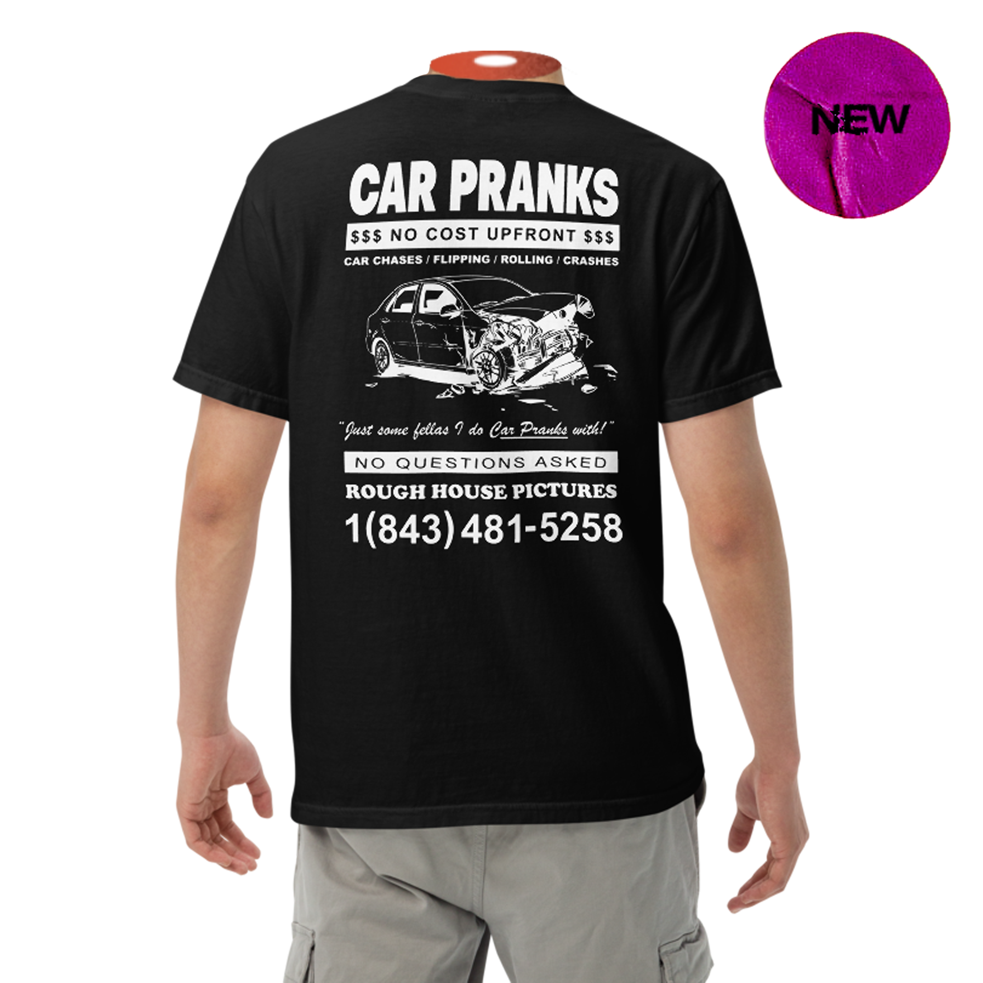 CAR PRANKS TEE (BLACK)