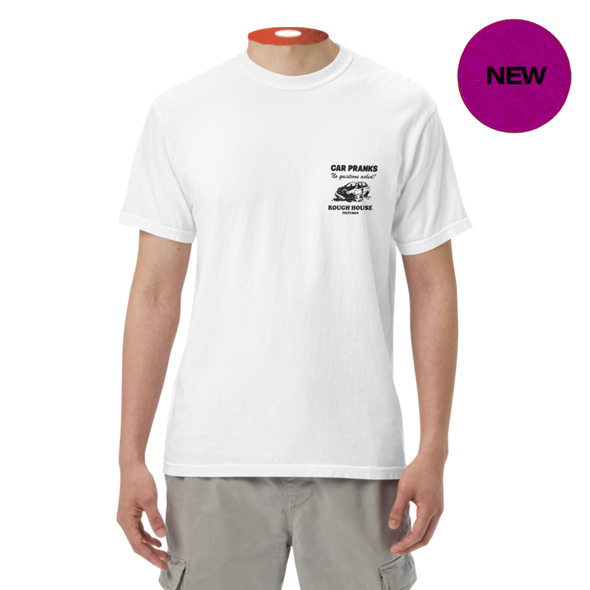 CAR PRANKS TEE (WHITE)