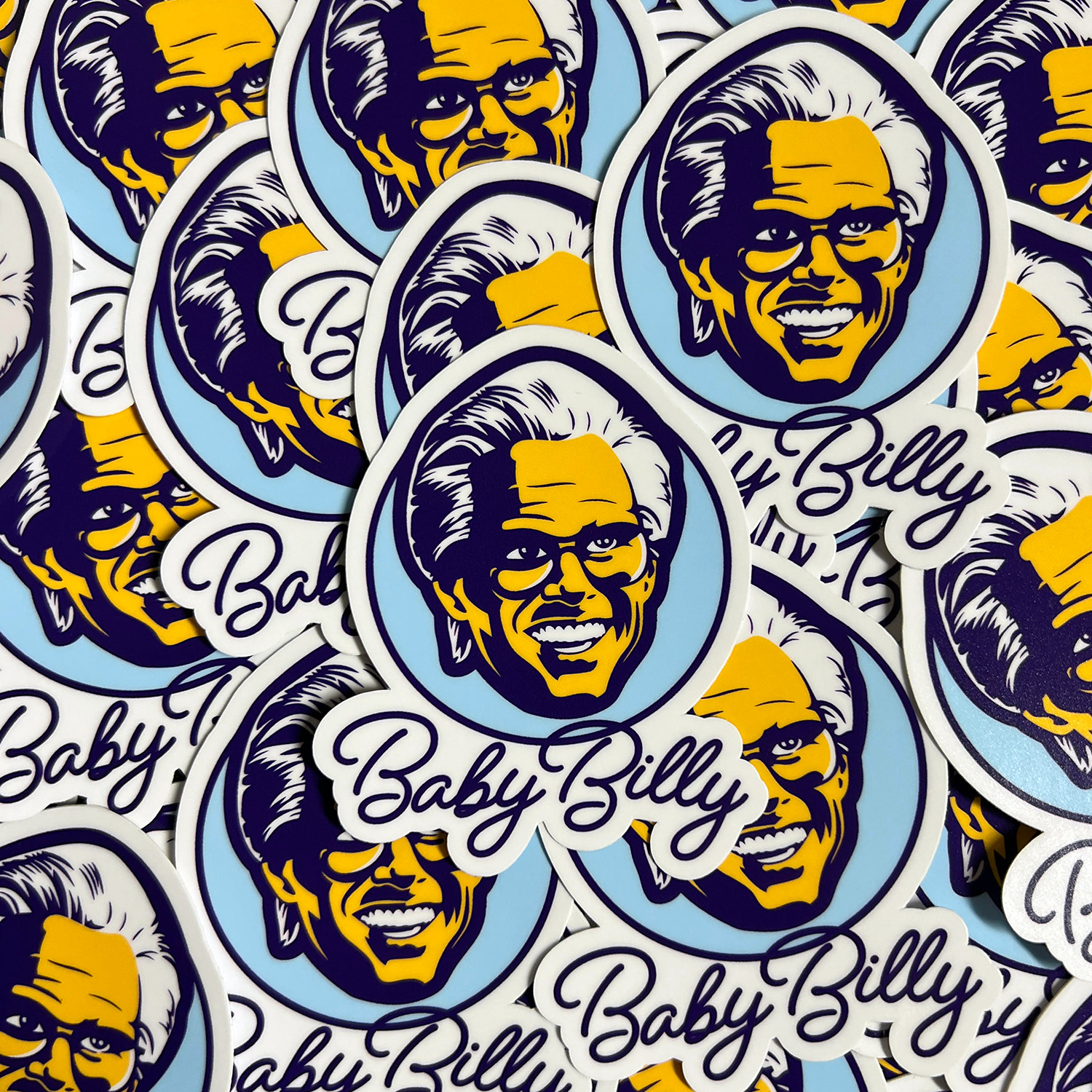 BABY BILLY BONKERS STICKER