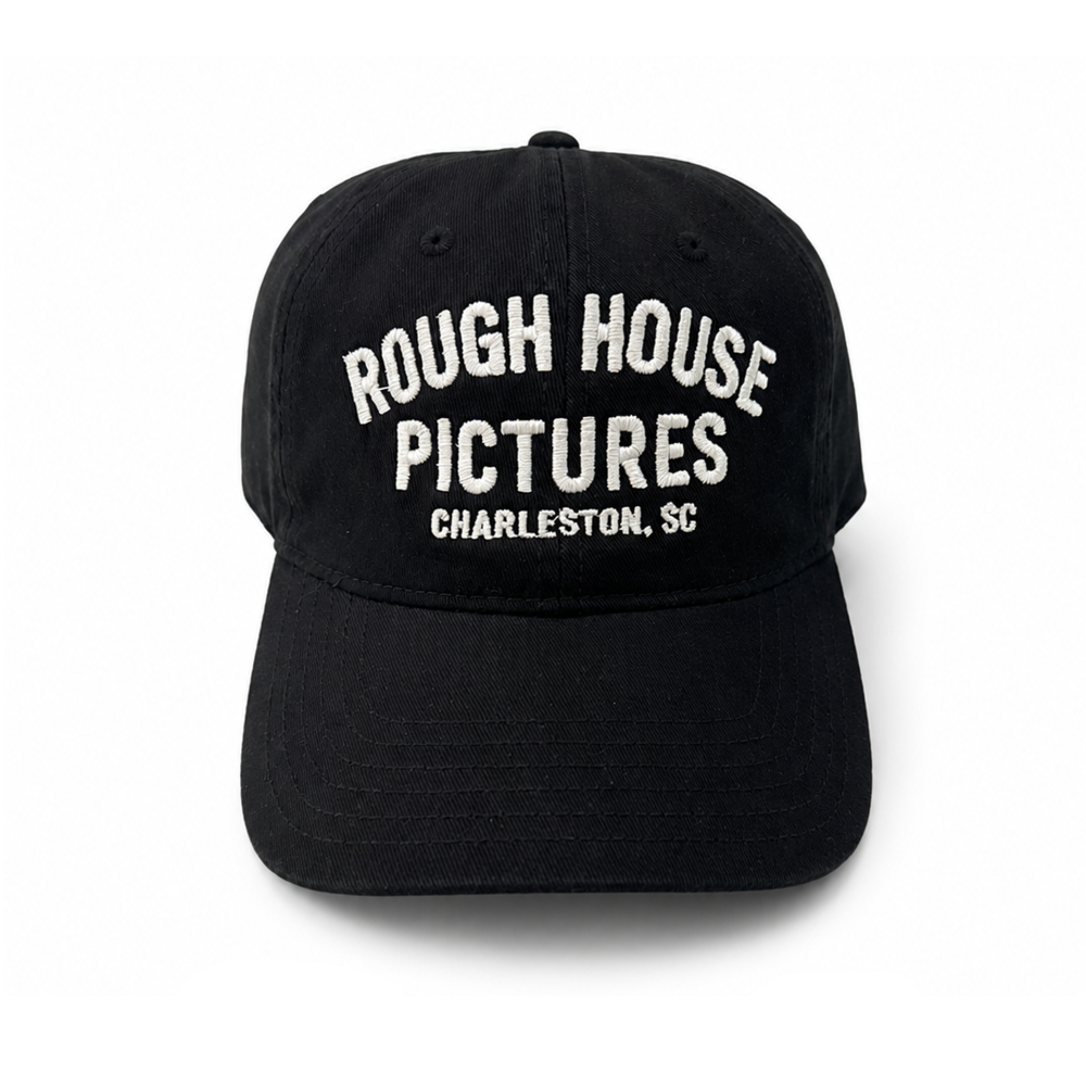 ROUGH HOUSE DAD HAT - BLACK