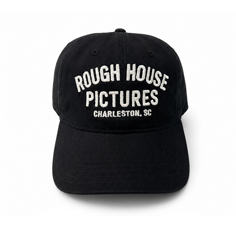 ROUGH HOUSE DAD HAT - BLACK