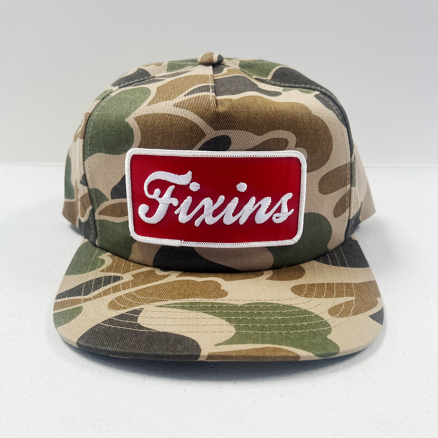 FIXIN'S SNAPBACK CAMPER HAT - CAMO ALTERNATE *PRE-ORDER*