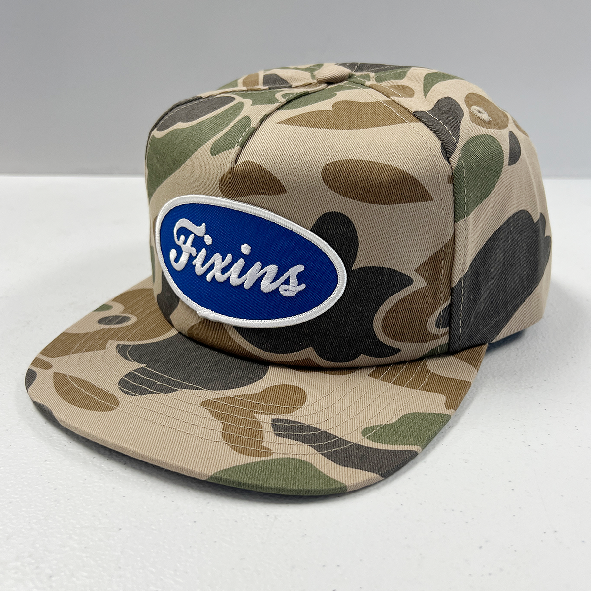 FIXIN'S SNAPBACK CAMPER HAT - CAMO