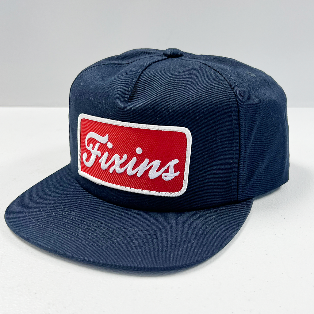FIXIN'S SNAPBACK CAMPER HAT - BLUE