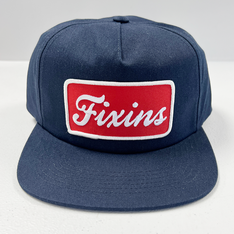FIXIN'S SNAPBACK CAMPER HAT - BLUE