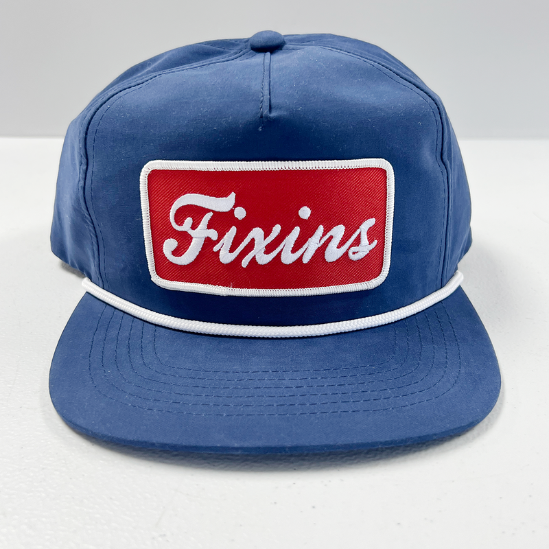 FIXIN'S SNAPBACK ROPE HAT - BLUE