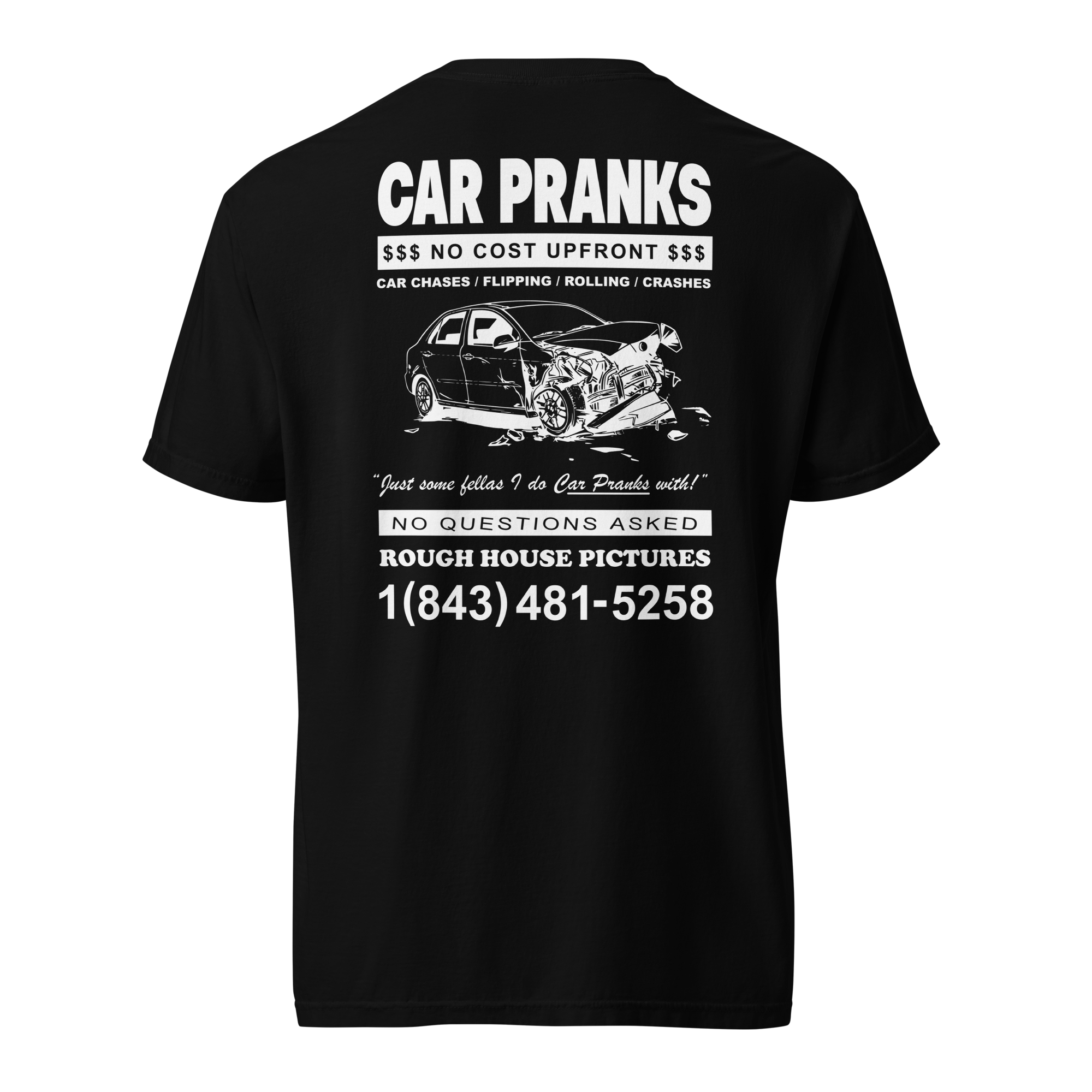 CAR PRANKS TEE (BLACK)