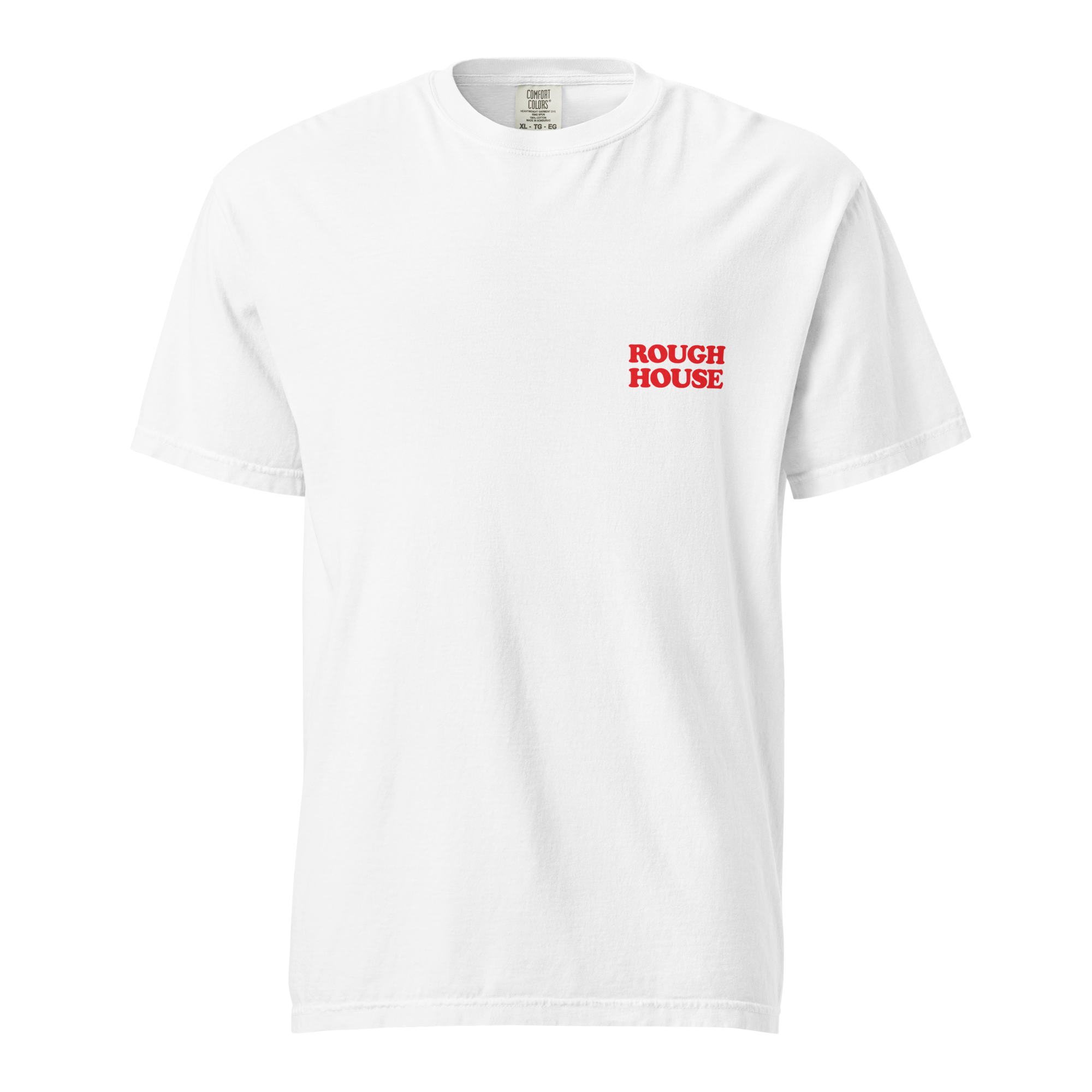 ROUGH HOUSE ROOF'S ON FIRE TEE